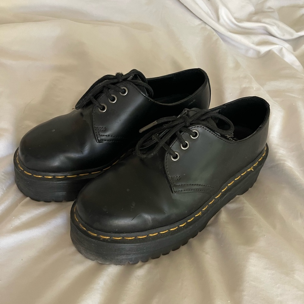 Doc Marten 1461 Smooth Leather Platform Shoes